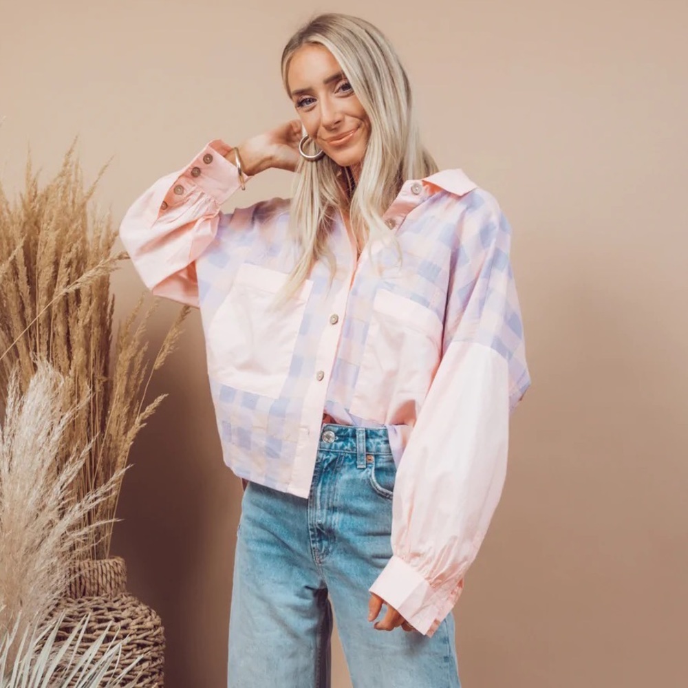 ✨NWT✨ Shelby plaid button down